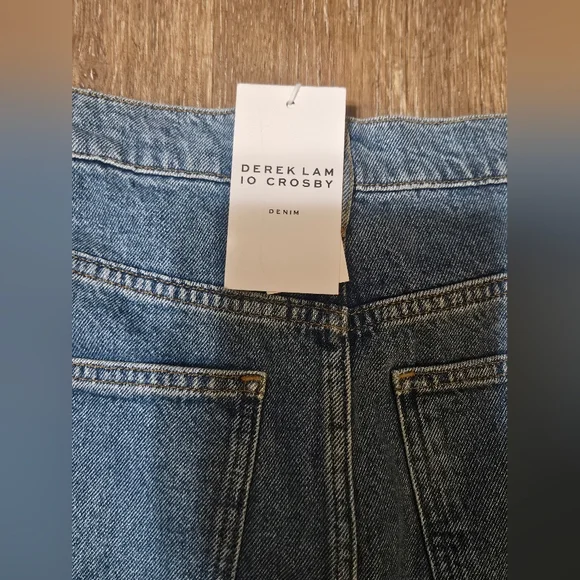 Derek Lam 10 Crosby Women's Sutton Vintage Long Denim Skirt Size 28 $295 NWT - Picture 8 of 9